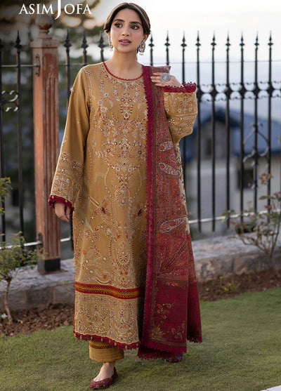 Asim Jofa Unstitched Winter Collection 2024 AJUW-13-UNS