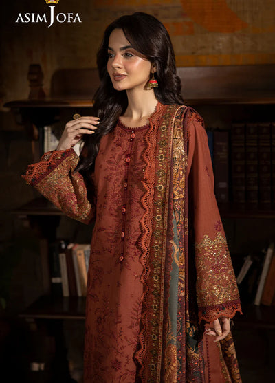 Asim Jofa Unstitched Winter Collection 2024 AJUW-15-UNS