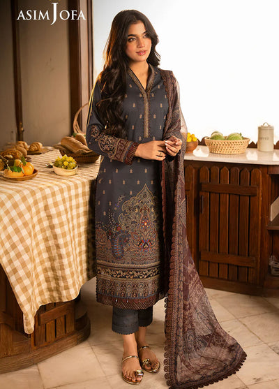 Asim Jofa Embroidered Lawn Suits Unstitched 3 Piece AJUBJ-04