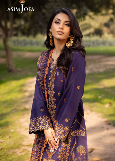 Asim Jofa Embroidered Lawn Suits Unstitched 3 Piece AJUBJ-15