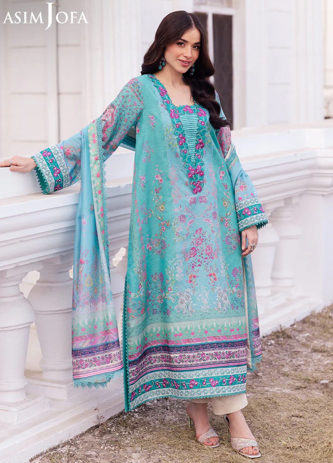 Asim Jofa Unstitched Charmeuse Silk Collection 2025 AJRS-04