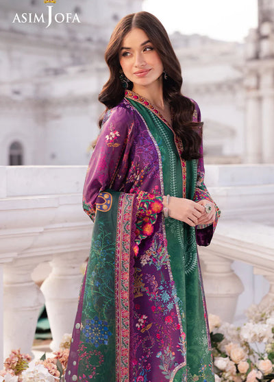 Asim Jofa Unstitched Charmeuse Silk Collection 2025 AJRS-02