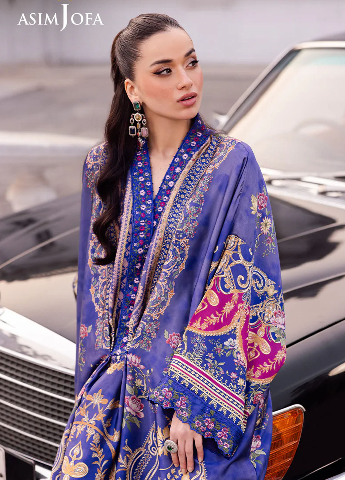 Asim Jofa Unstitched Charmeuse Silk Collection 2025 AJRS-06