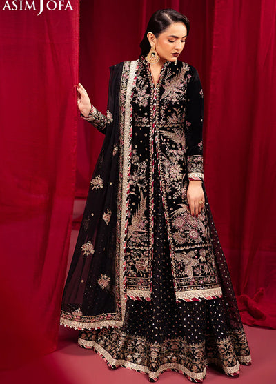 Asim Jofa Makhmal Unstitched Luxury Collection 2024 AJMV-01