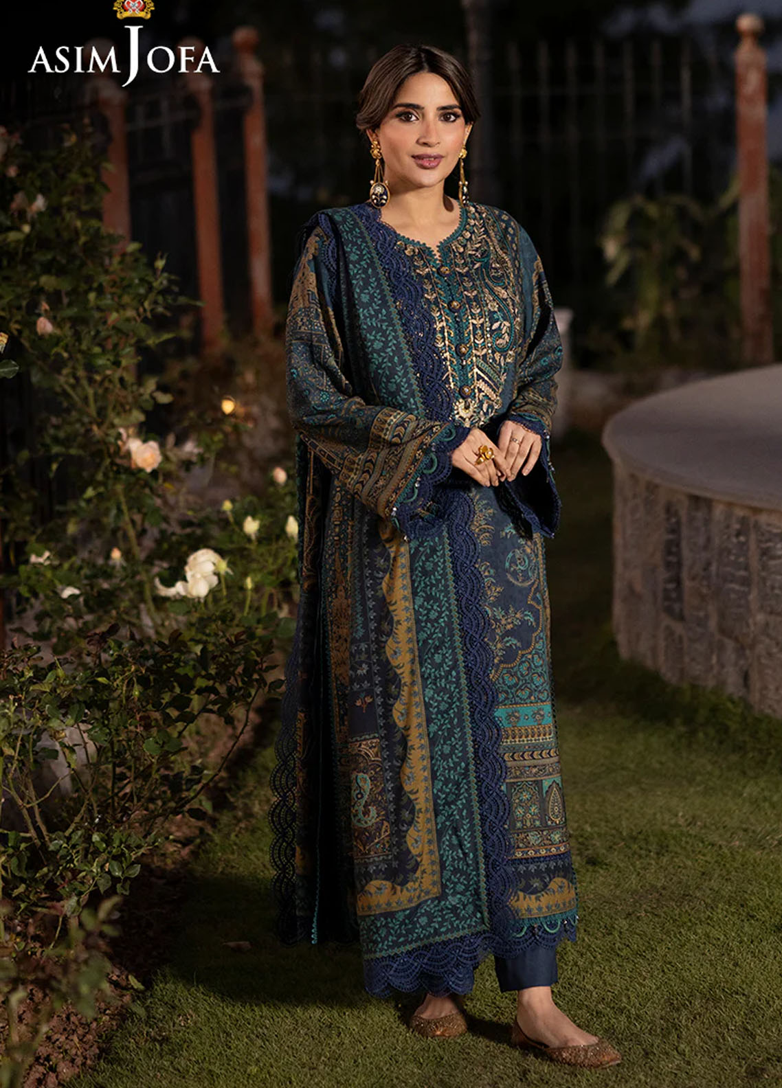 Asim Jofa Unstitched Winter Collection 2024 AJUW-20-UNS