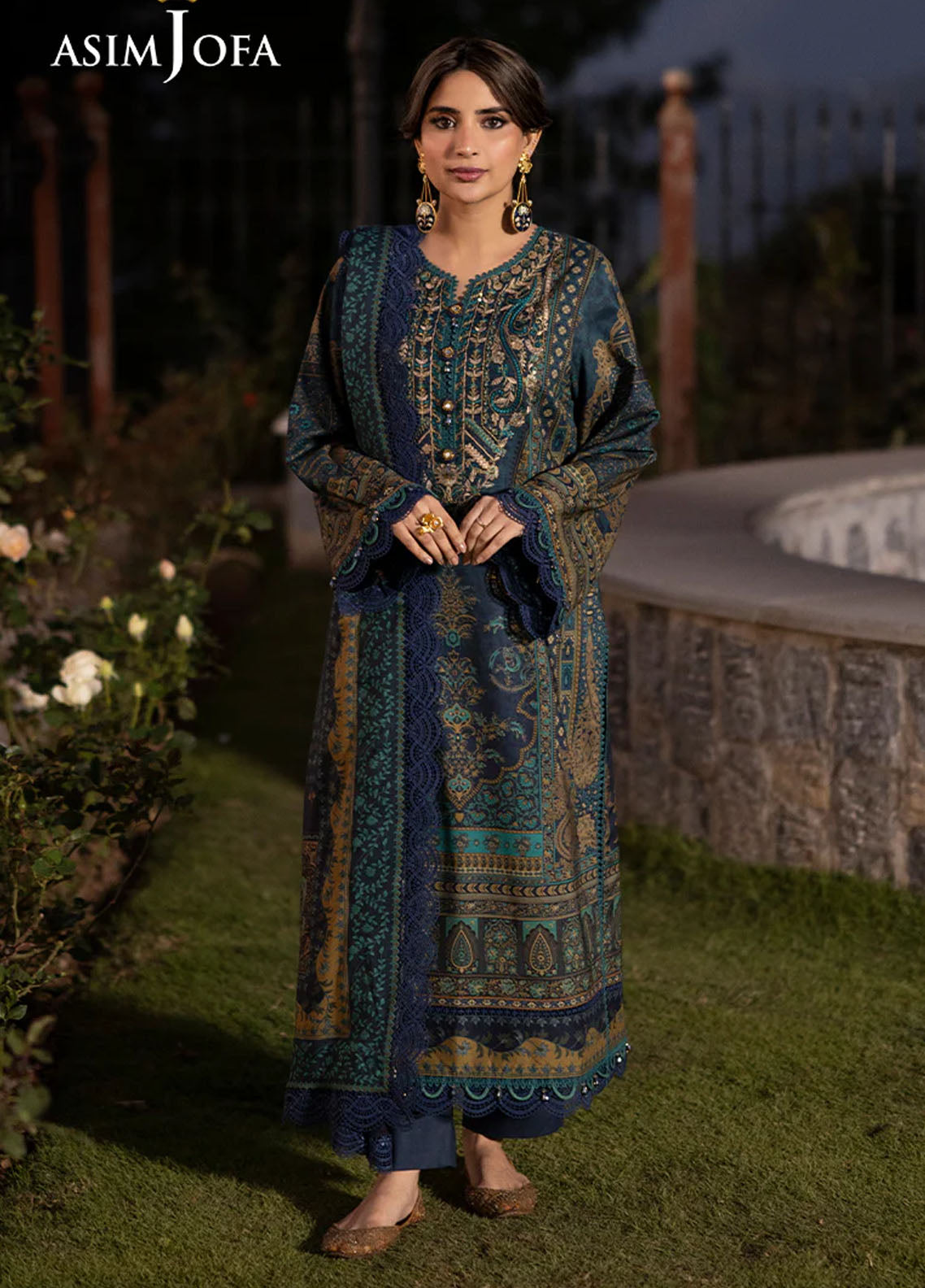 Asim Jofa Unstitched Winter Collection 2024 AJUW-20-UNS