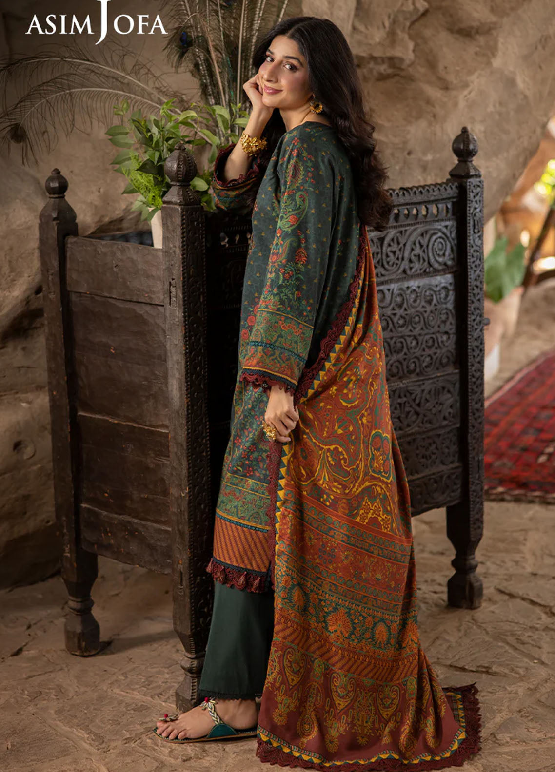 Asim Jofa Unstitched Winter Collection 2024 AJUW-21-UNS