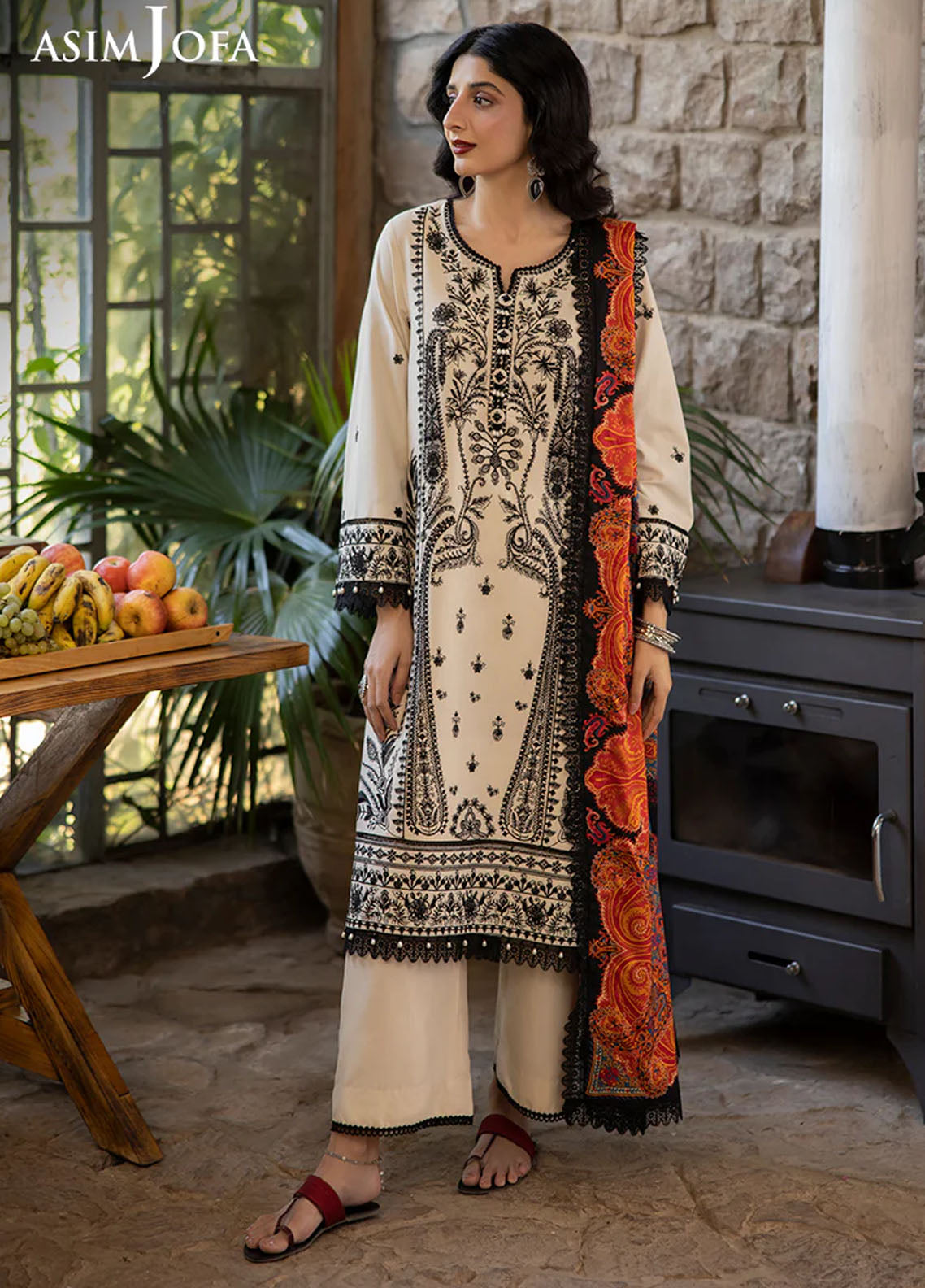 Asim Jofa Unstitched Winter Collection 2024 AJUW-26-UNS