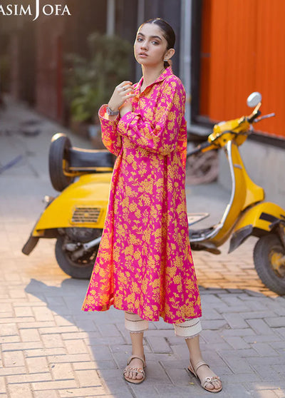 Asim Jofa Pret Casual Cambric Kurti AJ24E AJPB-14