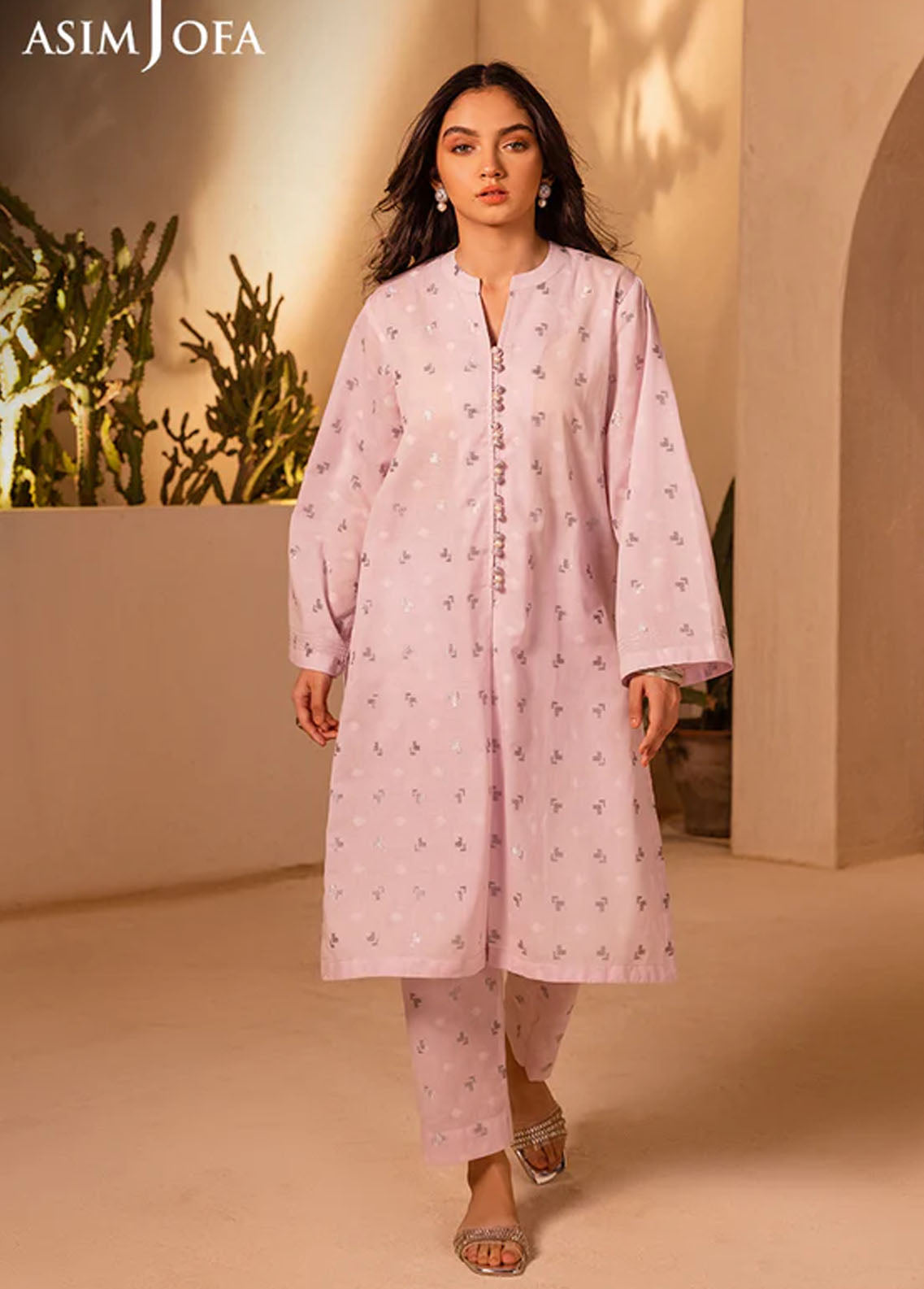 Asim Jofa Pret Casual Jacquard 2 Piece Suit AJ24E AJPB-13