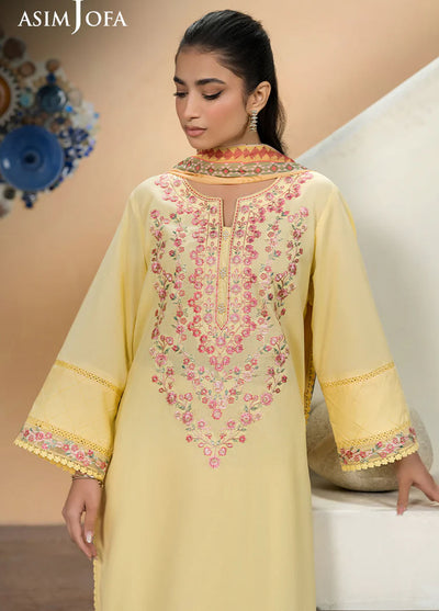 Asim Jofa Pret Embroidered Cambric 3 Piece Suit AJPB-105