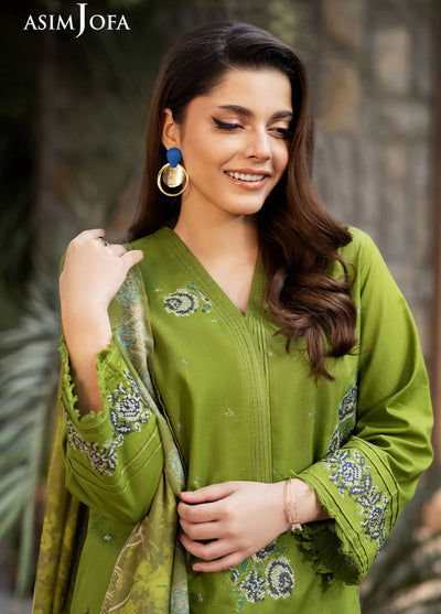 Asim Jofa Pret Embroidered Cambric 3 Piece Suit AJPB-84