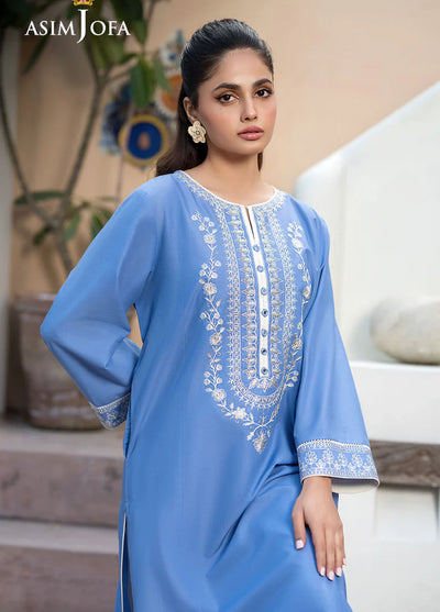 Asim Jofa Pret Embroidered Cambric Kurti AJPB-89