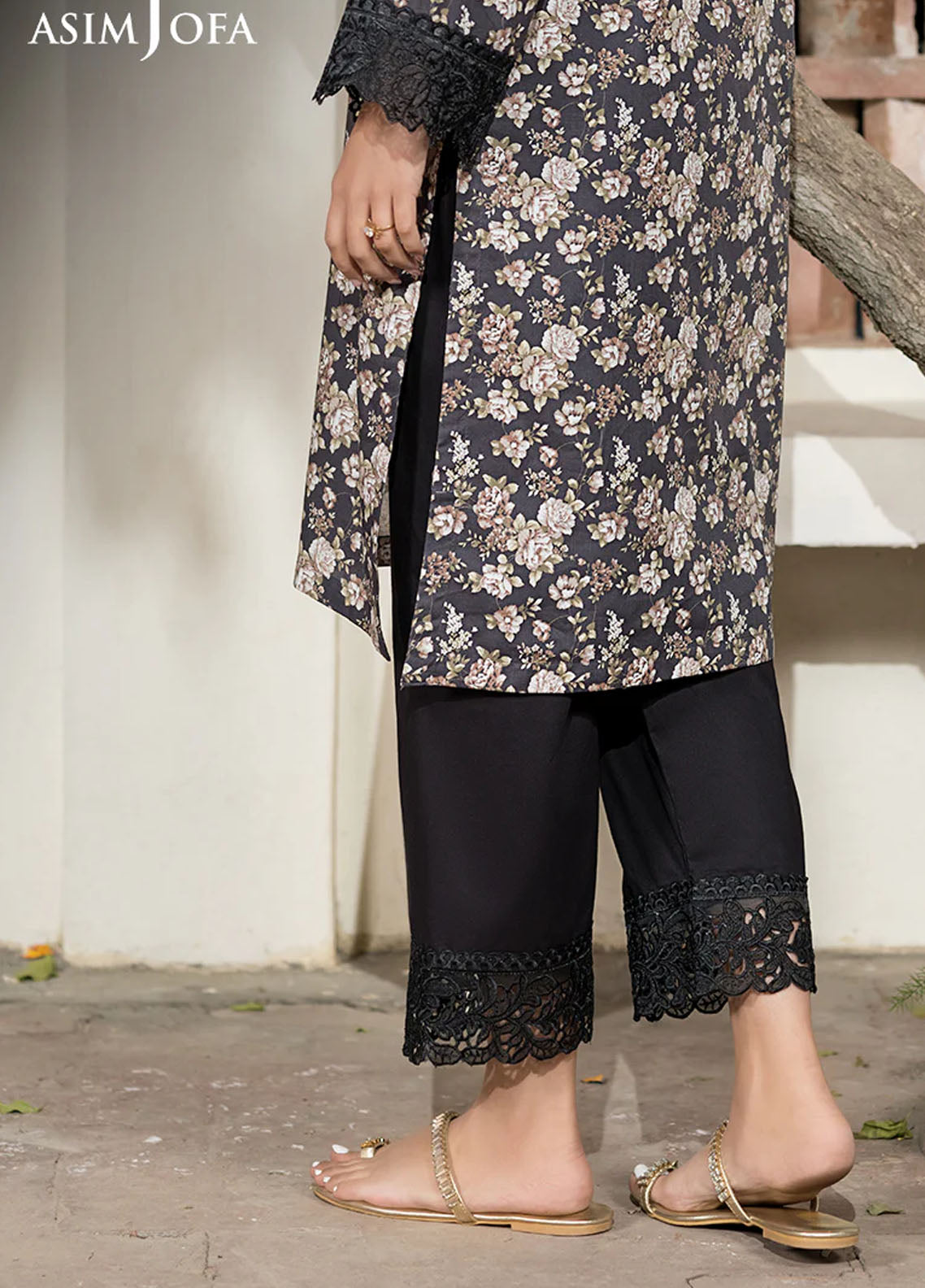 Asim Jofa Pret Embroidered Trouser AJPB-87