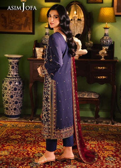 Afsanay Pret by Asim Jofa Embroidered Twisted Lawn 3 Piece Suit AJLP-02