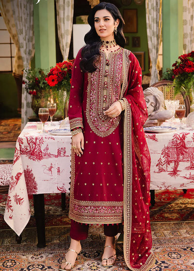 Afsanay Pret by Asim Jofa Embroidered Twisted Lawn 3 Piece Suit AJLP-06