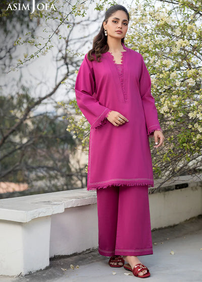 Asim Jofa Pret Solid Cambric 2 Piece Suit AJPB-124