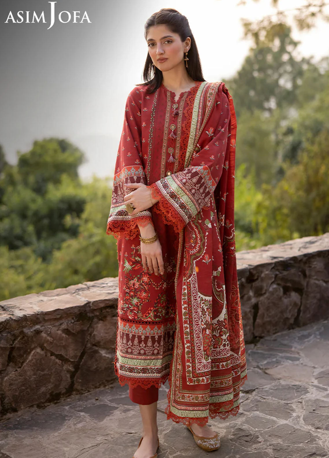 Asim Jofa Unstitched Winter Collection 2024 AJUW-35-UNS