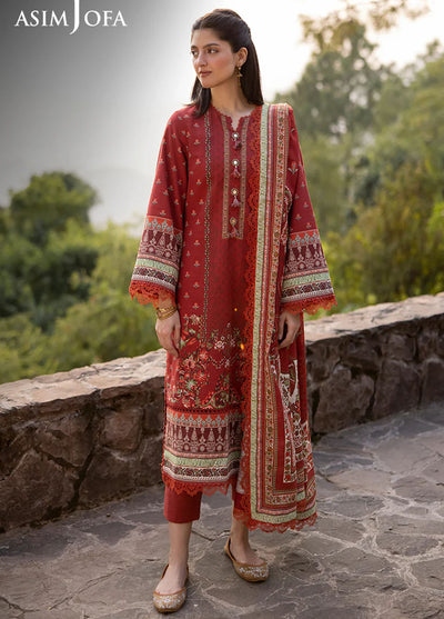 Asim Jofa Unstitched Winter Collection 2024 AJUW-35-UNS