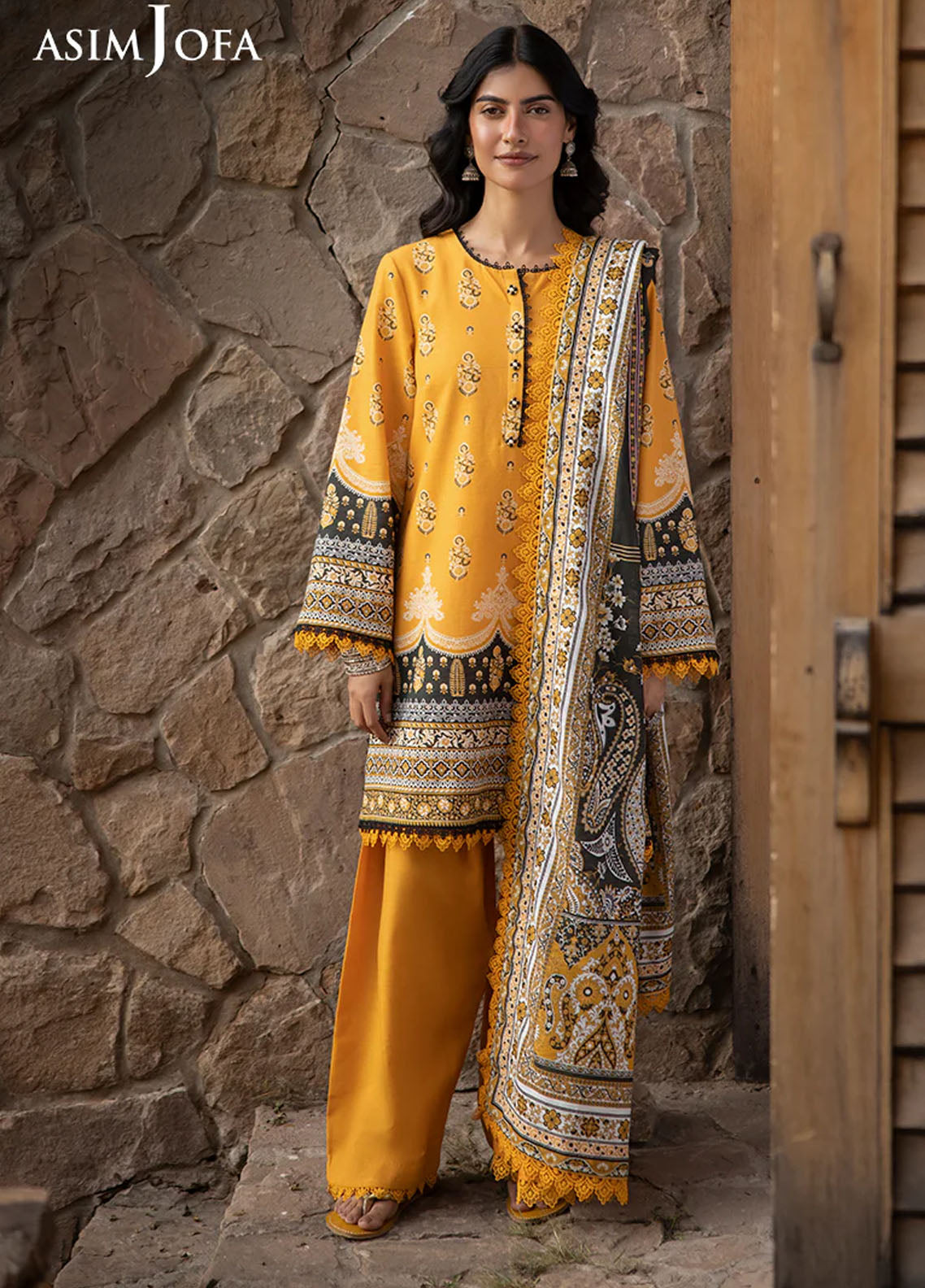 Asim Jofa Unstitched Winter Collection 2024 AJUW-38-UNS