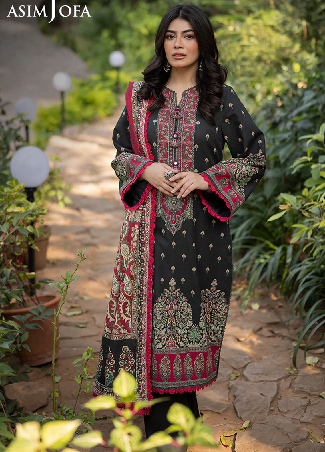 Asim Jofa Unstitched Winter Collection 2024 AJUW-40-UNS