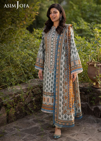 Asim Jofa Unstitched Winter Collection 2024 AJUW-42-UNS