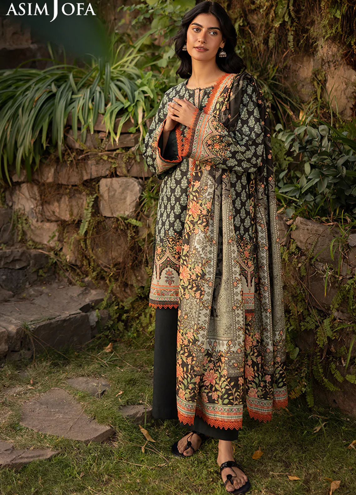 Asim Jofa Unstitched Winter Collection 2024 AJUW-43-UNS