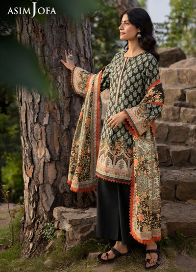 Asim Jofa Unstitched Winter Collection 2024 AJUW-43-UNS