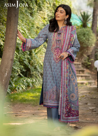 Asim Jofa Unstitched Winter Collection 2024 AJUW-45-UNS