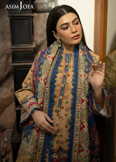 Asim Jofa Unstitched Winter Collection 2024 AJUW-48-UNS