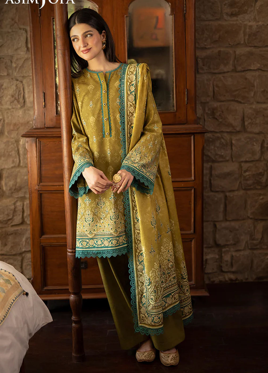 Asim Jofa Unstitched Winter Collection 2024 AJUW-49-UNS