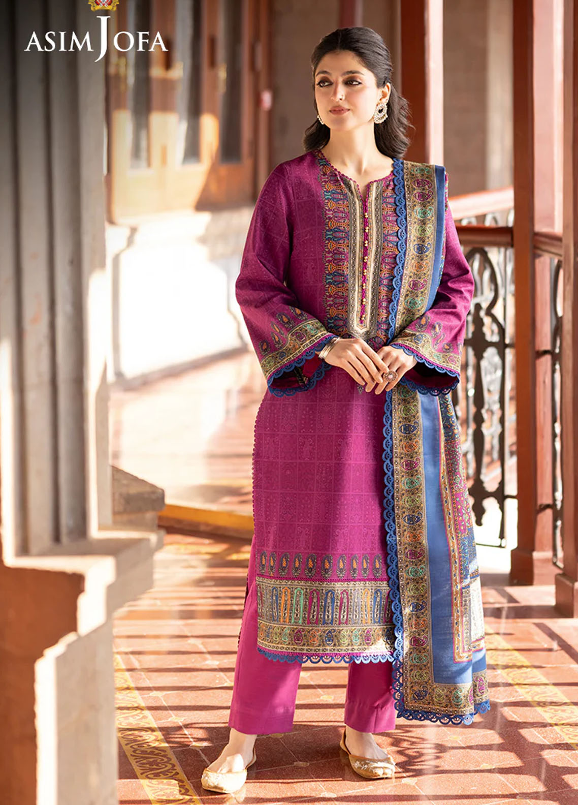 Asim Jofa Unstitched Winter Collection 2024 AJUW-51-UNS