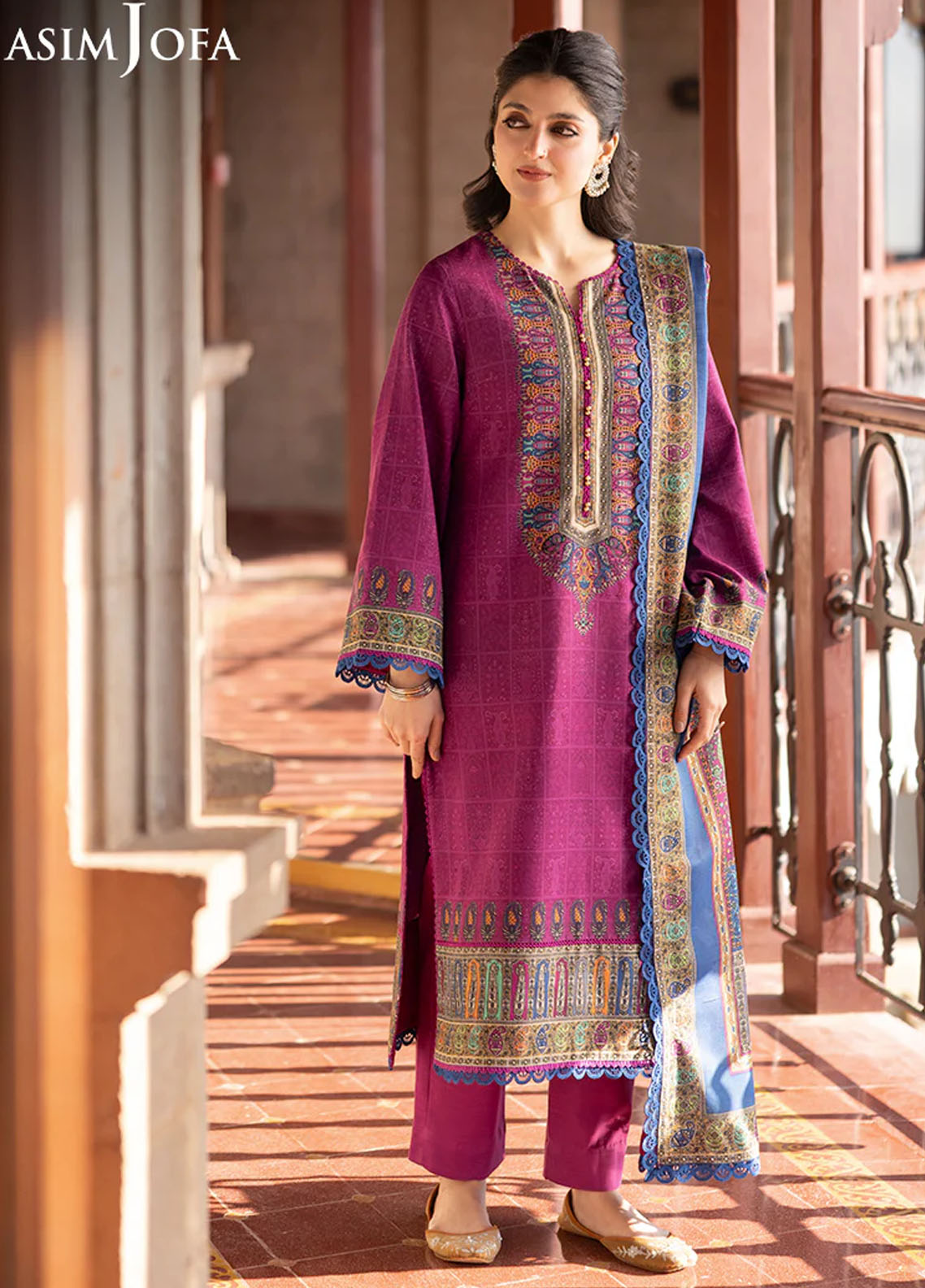 Asim Jofa Unstitched Winter Collection 2024 AJUW-51-UNS