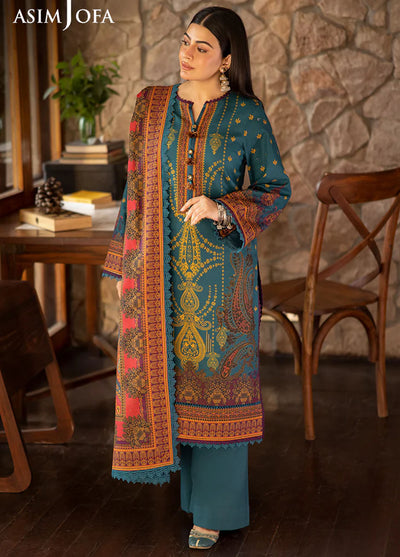 Asim Jofa Unstitched Winter Collection 2024 AJUW-52-UNS