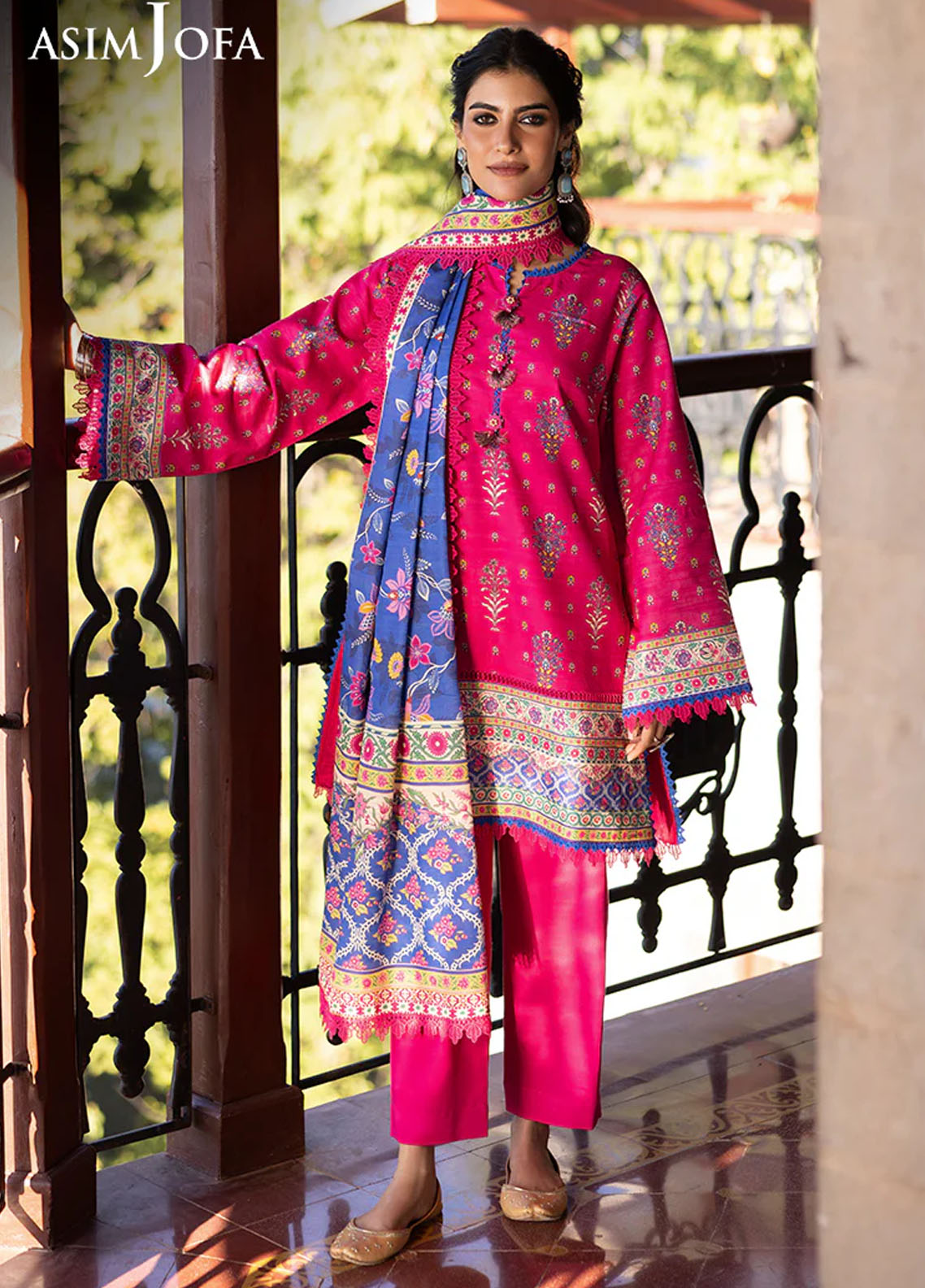 Asim Jofa Unstitched Winter Collection 2024 AJUW-55-UNS