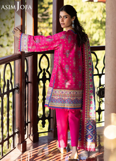 Asim Jofa Unstitched Winter Collection 2024 AJUW-55-UNS