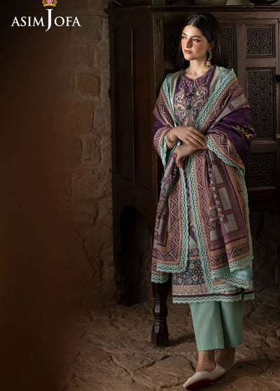 Asim Jofa Unstitched Winter Collection 2024 AJUW-57-UNS