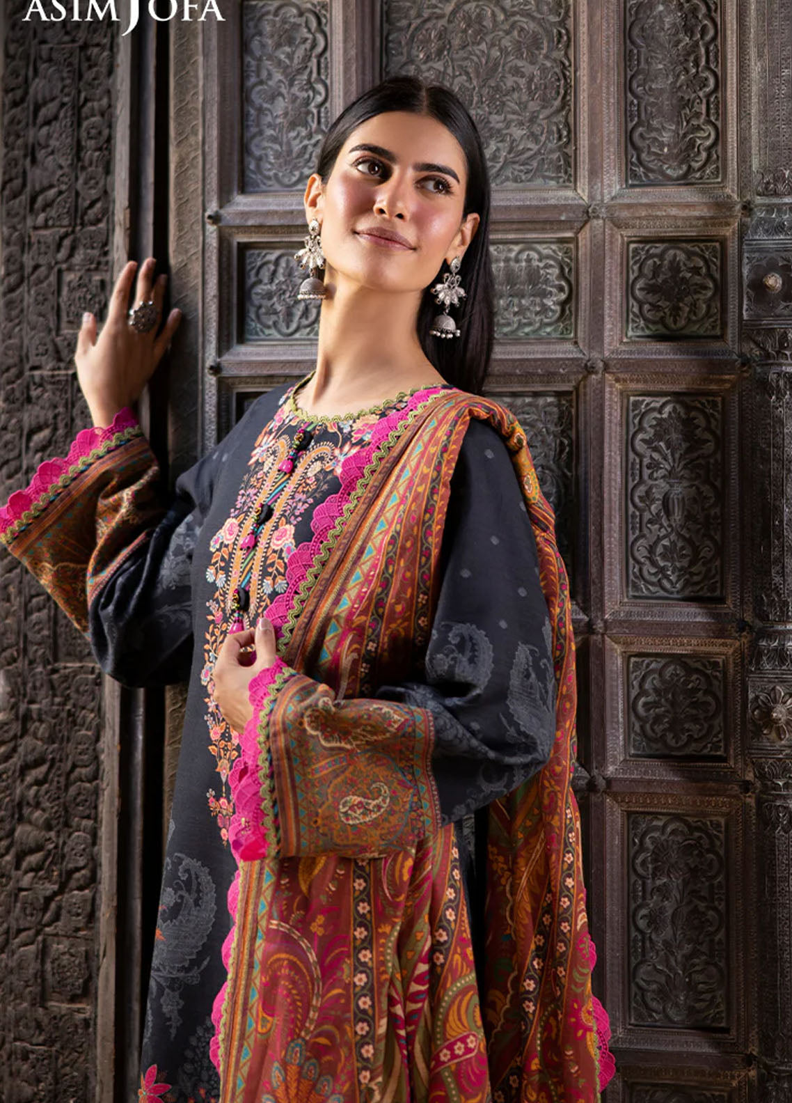 Asim Jofa Unstitched Winter Collection 2024 AJUW-60-UNS