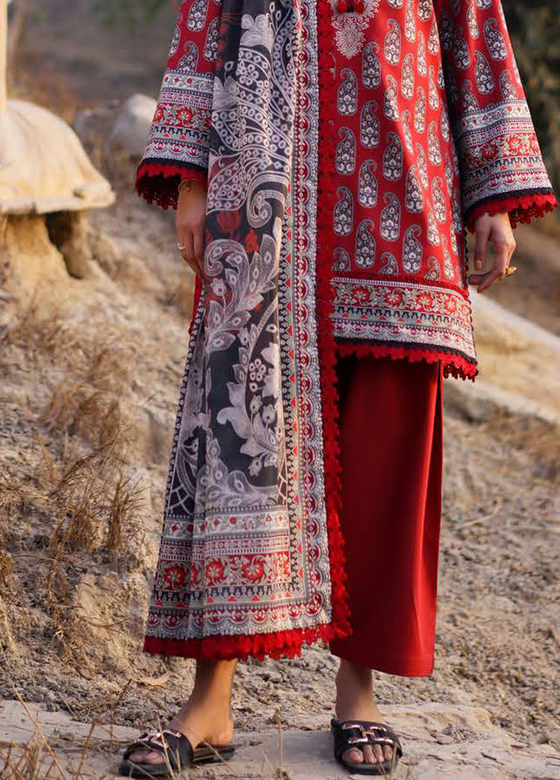 Prints by Asim Jofa Unstitched Collection 2025 Vol-1 AJUUB-01