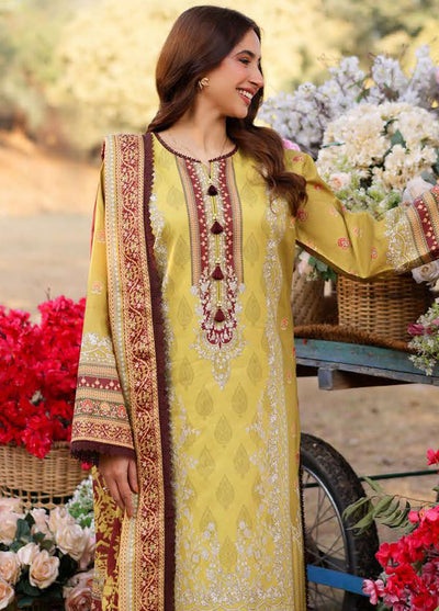 Prints by Asim Jofa Unstitched Collection 2025 Vol-1 AJUUB-02