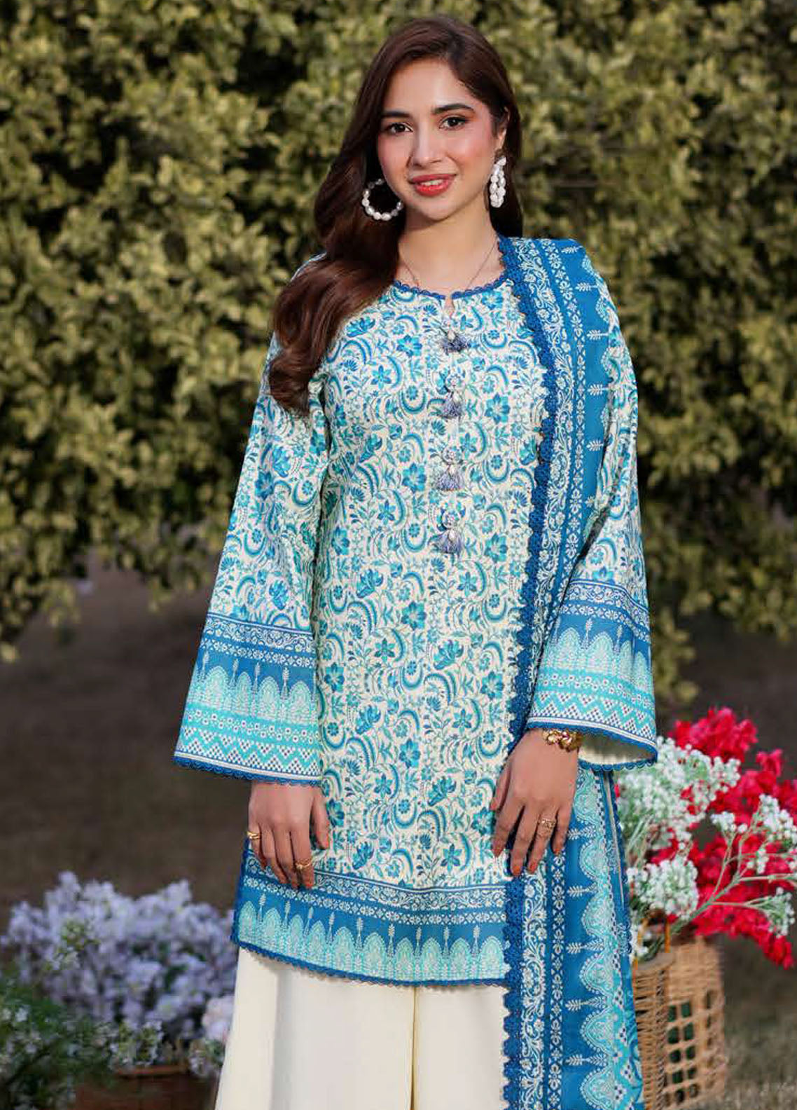 Prints by Asim Jofa Unstitched Collection 2025 Vol-1 AJUUB-13