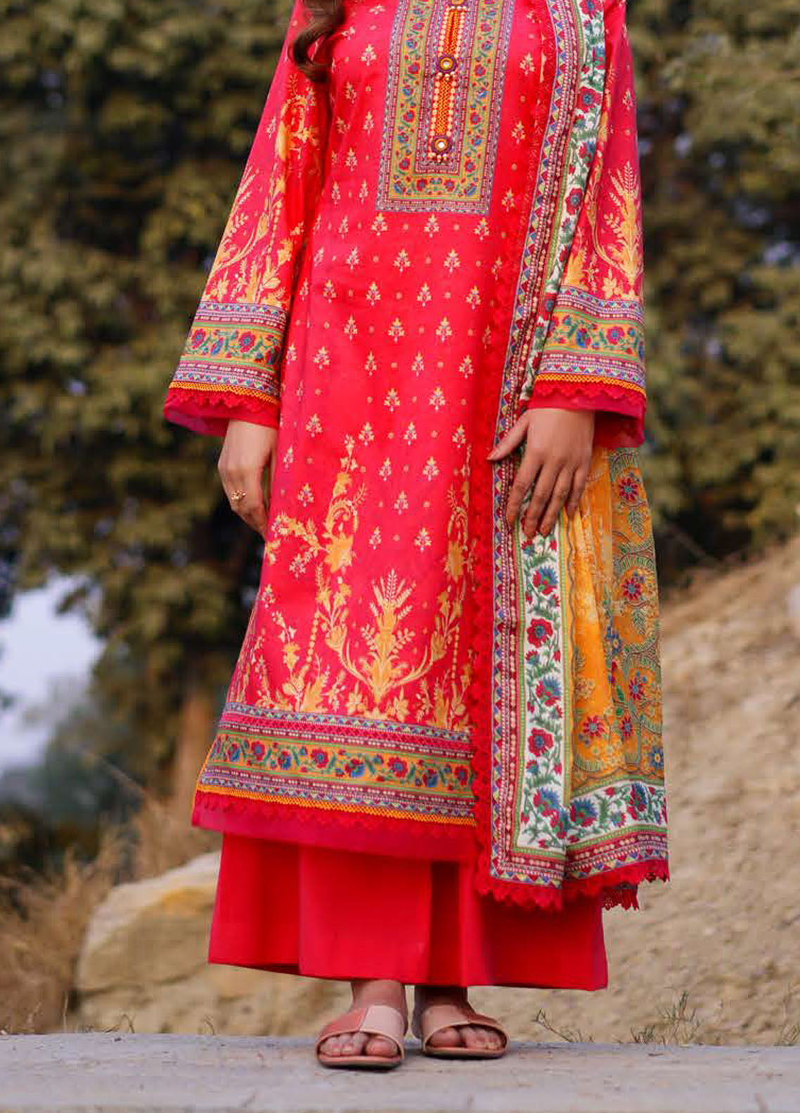 Prints by Asim Jofa Unstitched Collection 2025 Vol-1 AJUUB-16