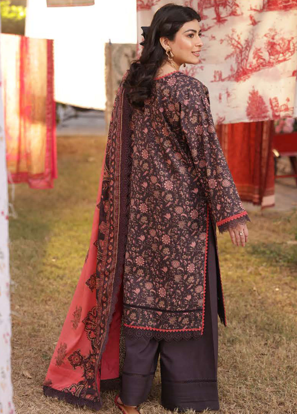 Prints by Asim Jofa Unstitched Collection 2025 Vol-1 AJUBJ-18