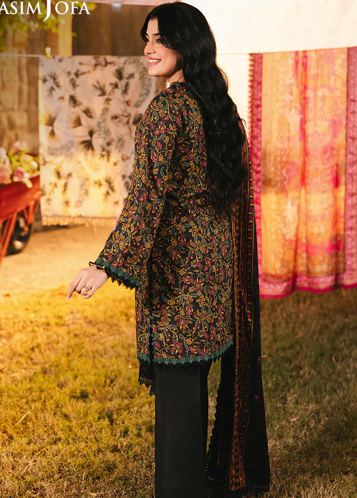 Asim Jofa Printed Lawn Suits Unstitched 3 Piece AJUBJ-25