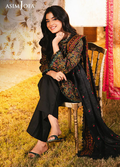 Asim Jofa Printed Lawn Suits Unstitched 3 Piece AJUBJ-25