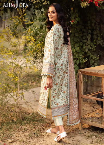 Asim Jofa Printed Lawn Suits Unstitched 3 Piece AJUBJ-52