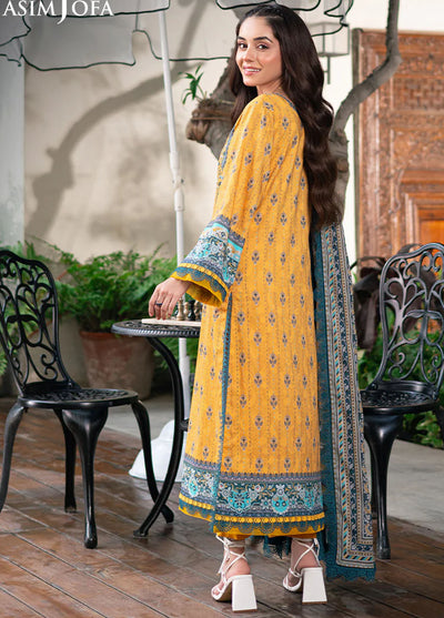 Asim Jofa Printed Lawn Suits Unstitched 3 PieceAJUUB-23