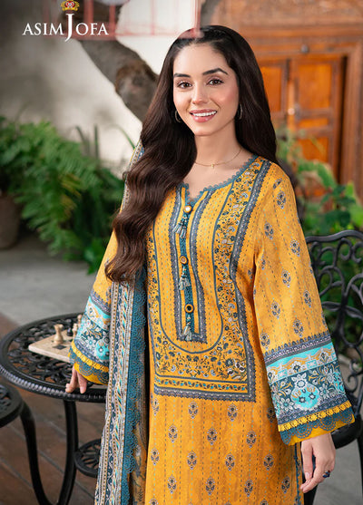 Asim Jofa Printed Lawn Suits Unstitched 3 PieceAJUUB-23