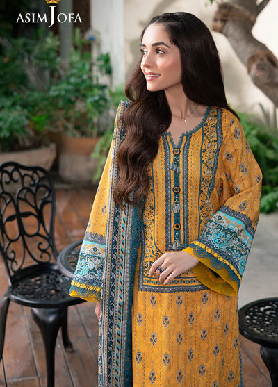 Asim Jofa Printed Lawn Suits Unstitched 3 PieceAJUUB-23