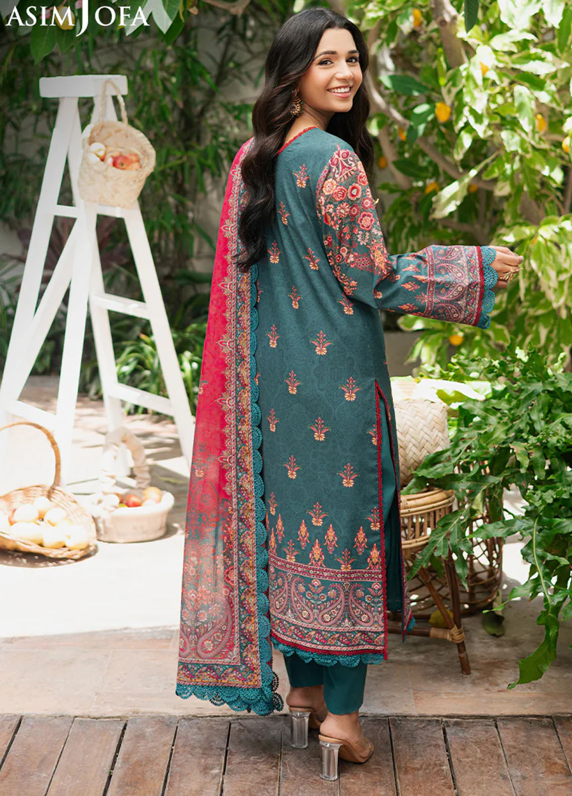 Asim Jofa Printed Lawn Suits Unstitched 3 Piece AJUUB-26